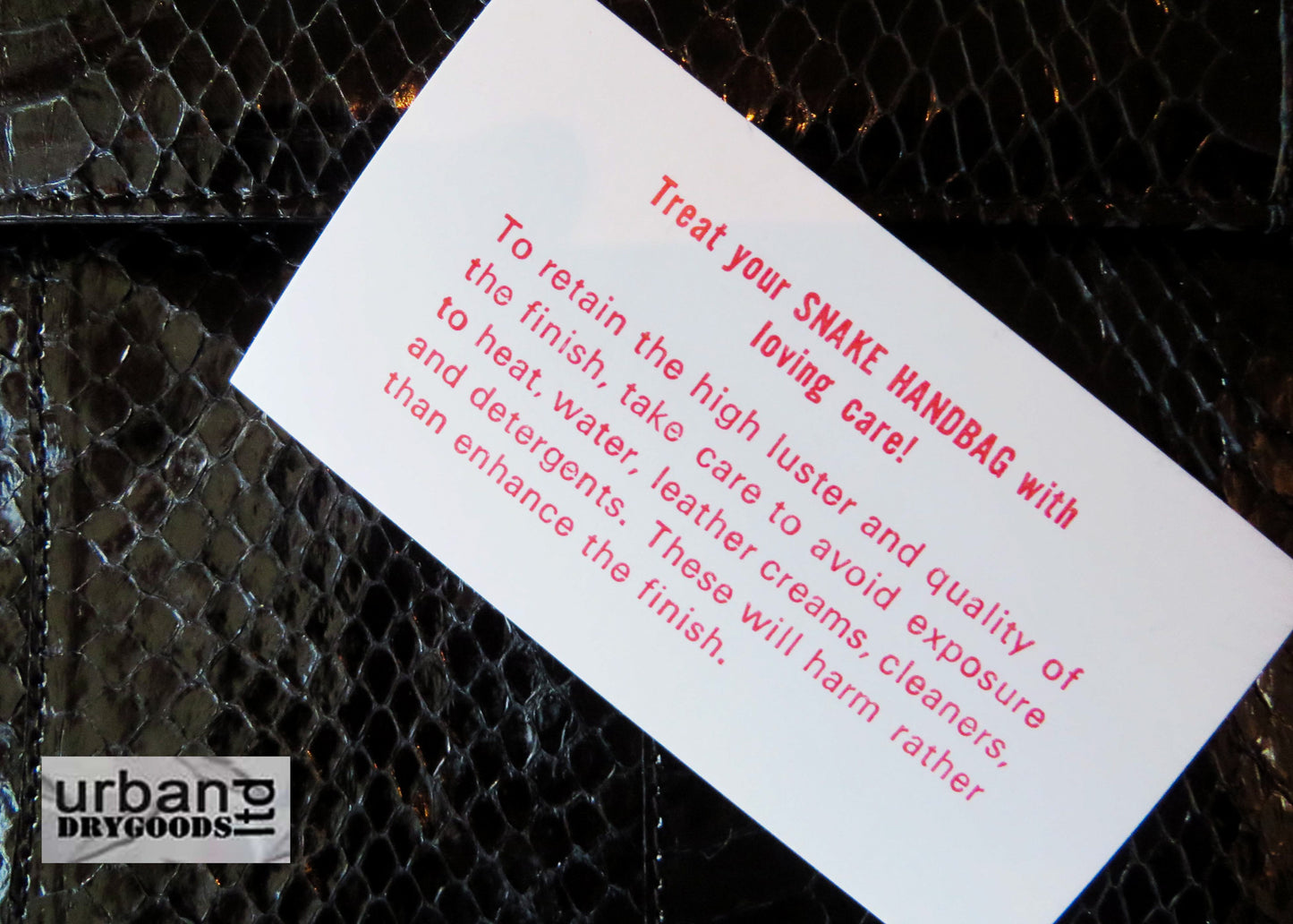 Retro, Black, Large Snakeskin Purse or Clutch NEED WEIGHT