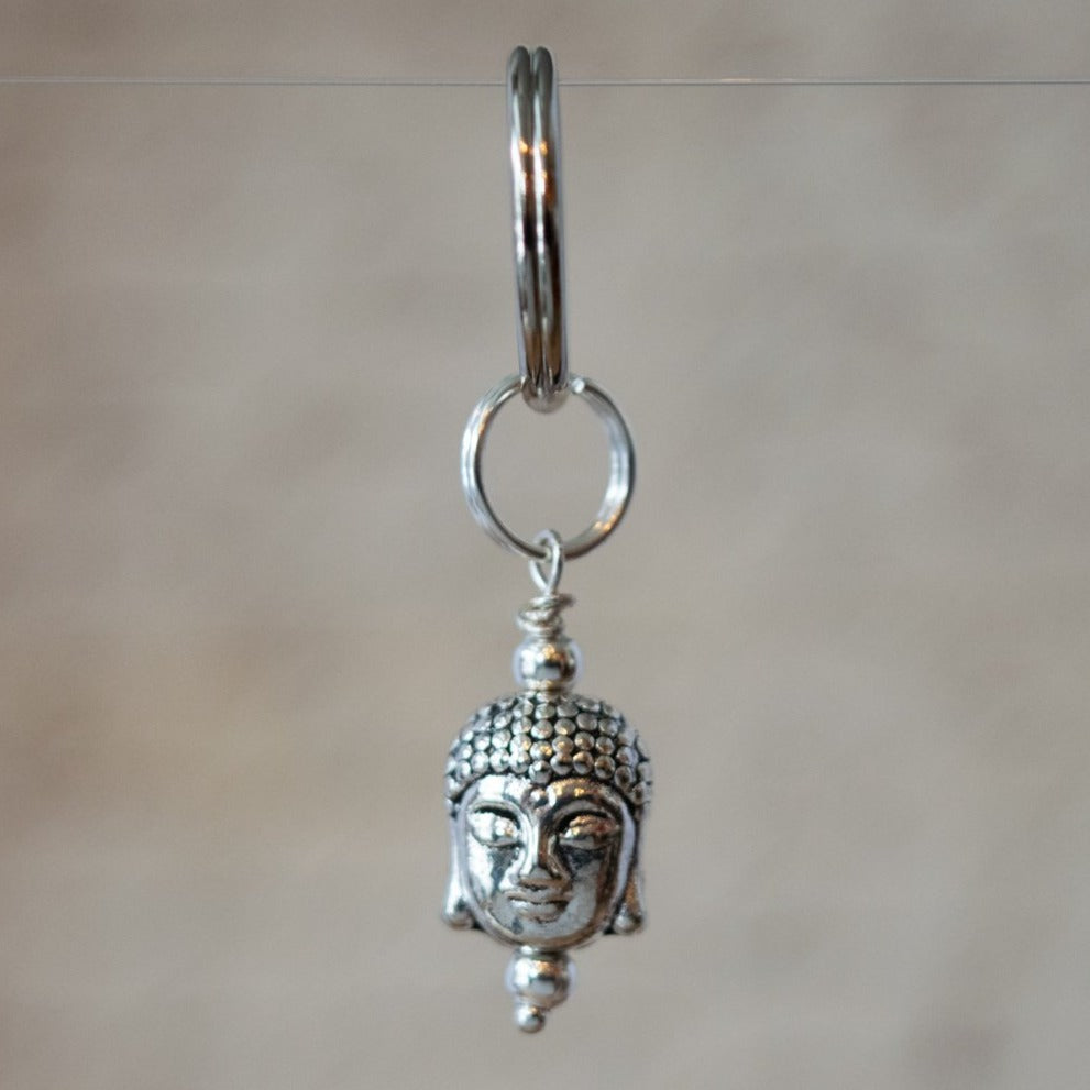 Interchangeables Buddha Pendants with Mixed Stones and Silver Accents