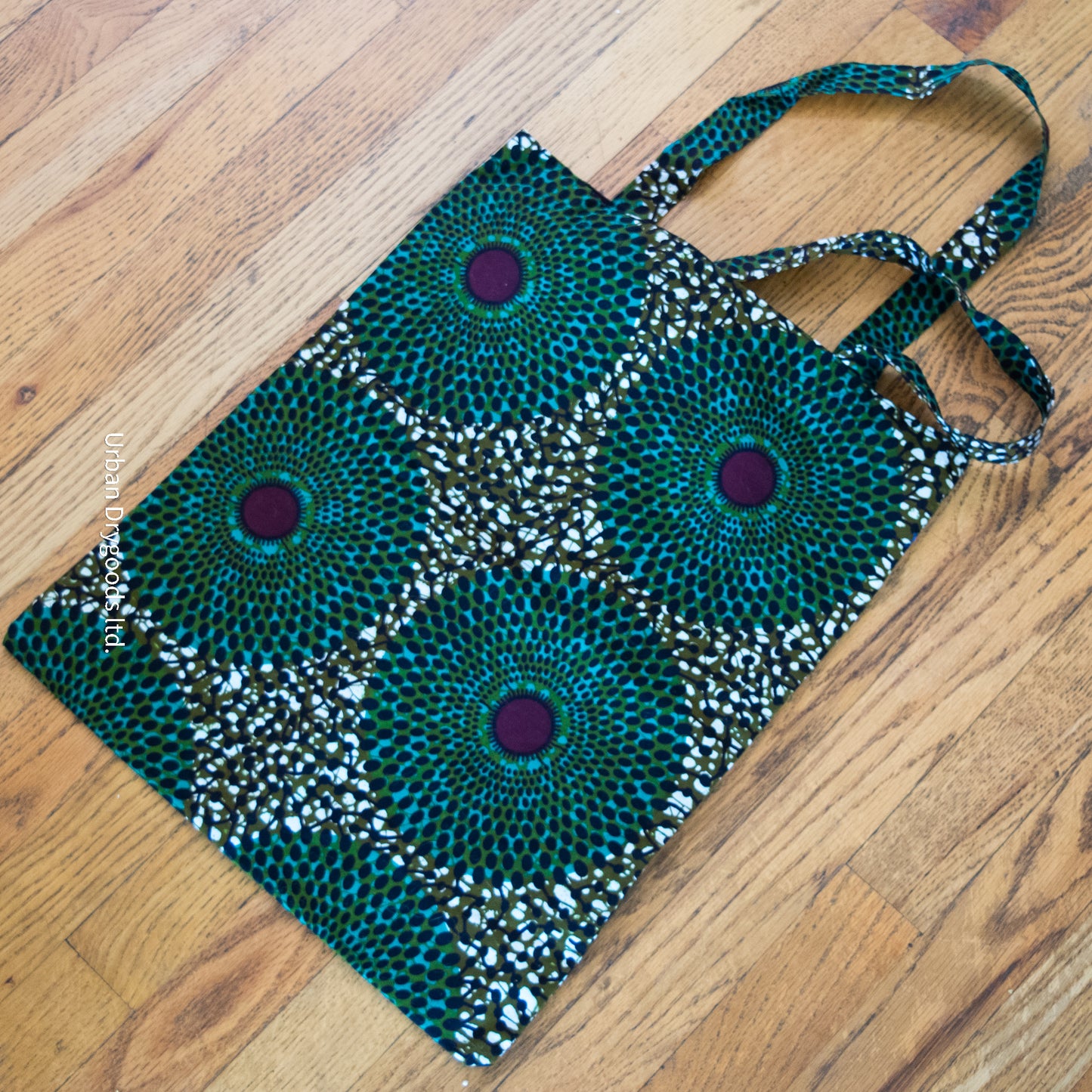 Ceyda Shoulder Bag, Ethnic, BoHo, Hippie Bag, with Green Bursts, and Purple Centers