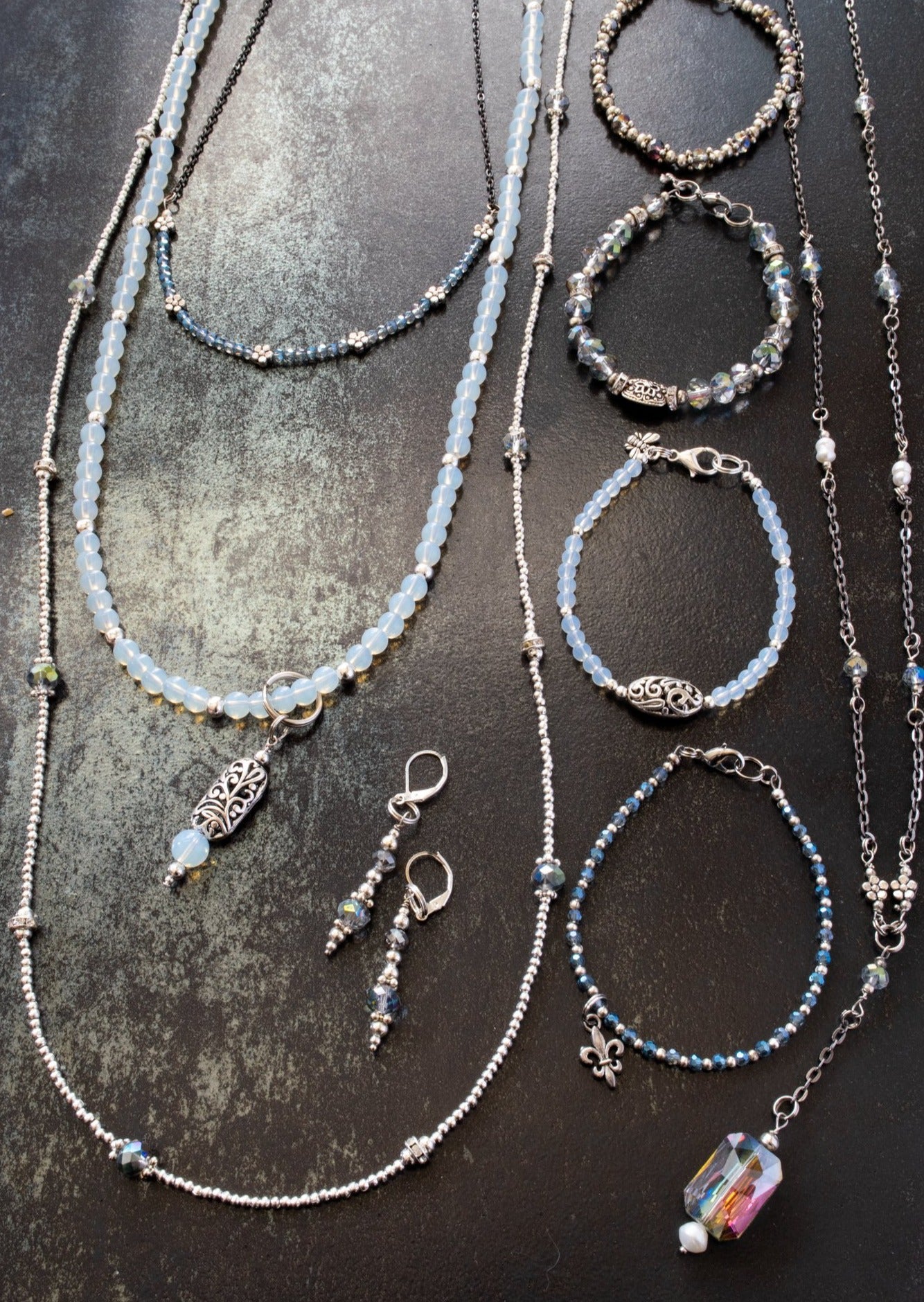 Expressions in Blue, Opaline Bracelet