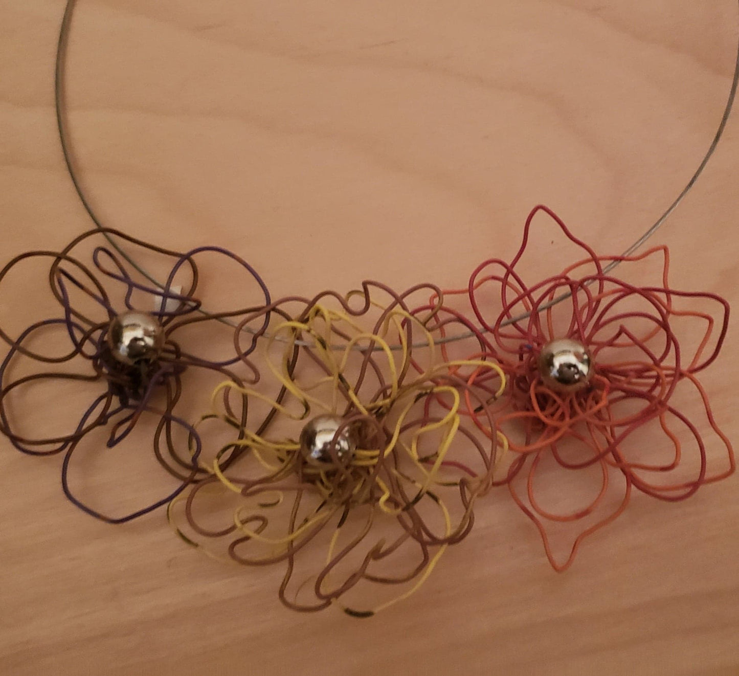 Blooms Fall 3 bouquet orang gold and purpls