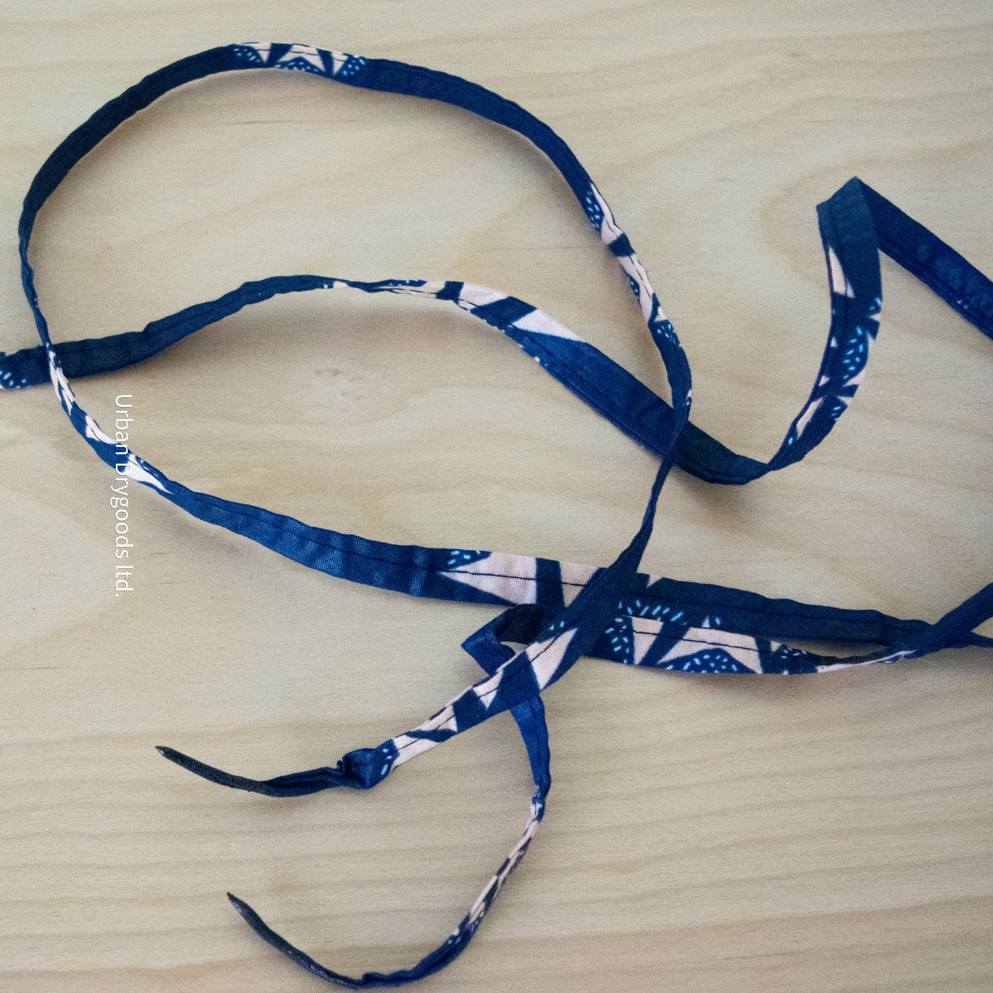 Awesome Handmade African Shoelaces, Navy, Light Blue, and Pink Geometrics