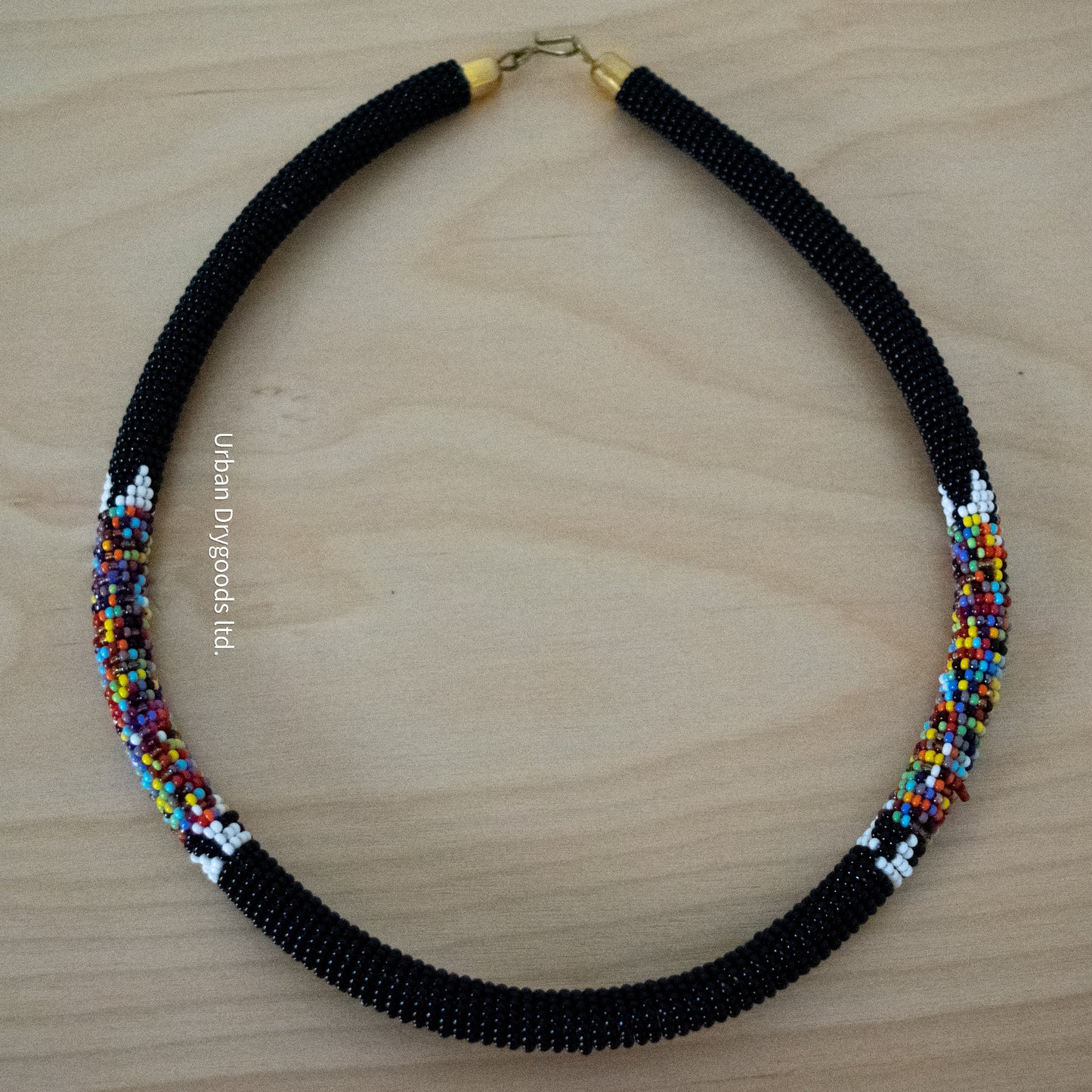 Zulu and Messiah African Handmade Beaded Necklaces, Black, and Mixed Colors