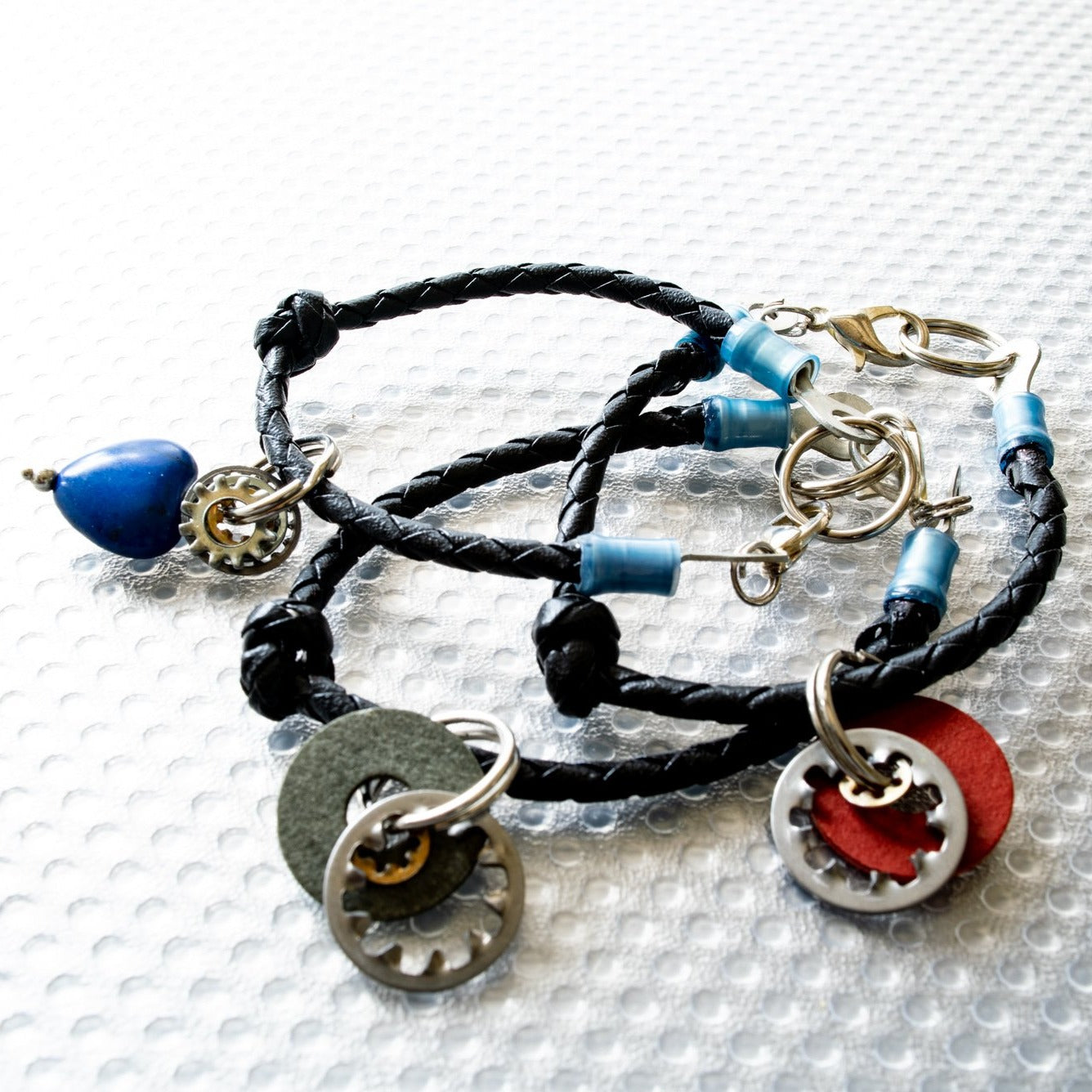 Parts, Bits and Pieces - Blue Heart Bracelet