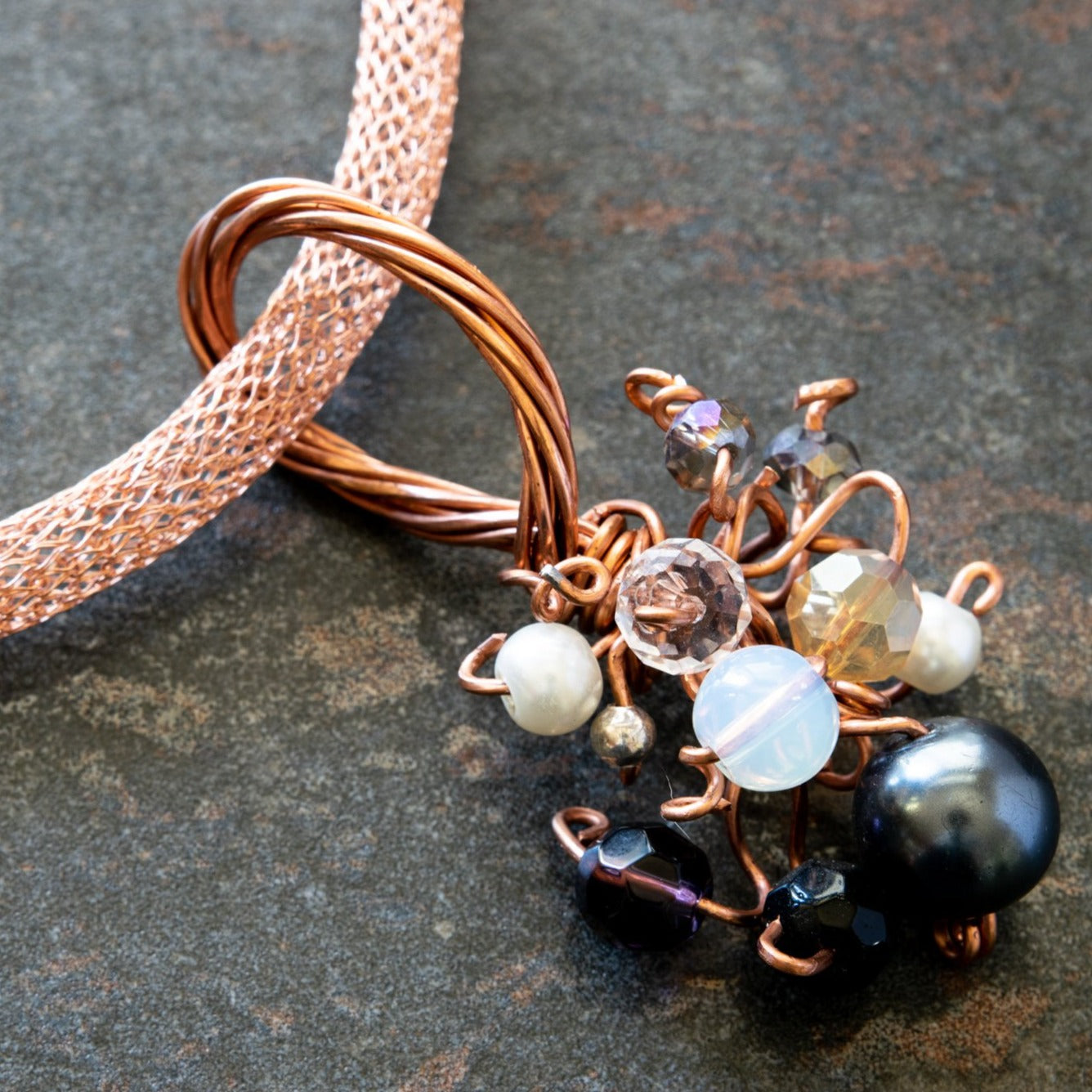 Branches, Copper Necklace