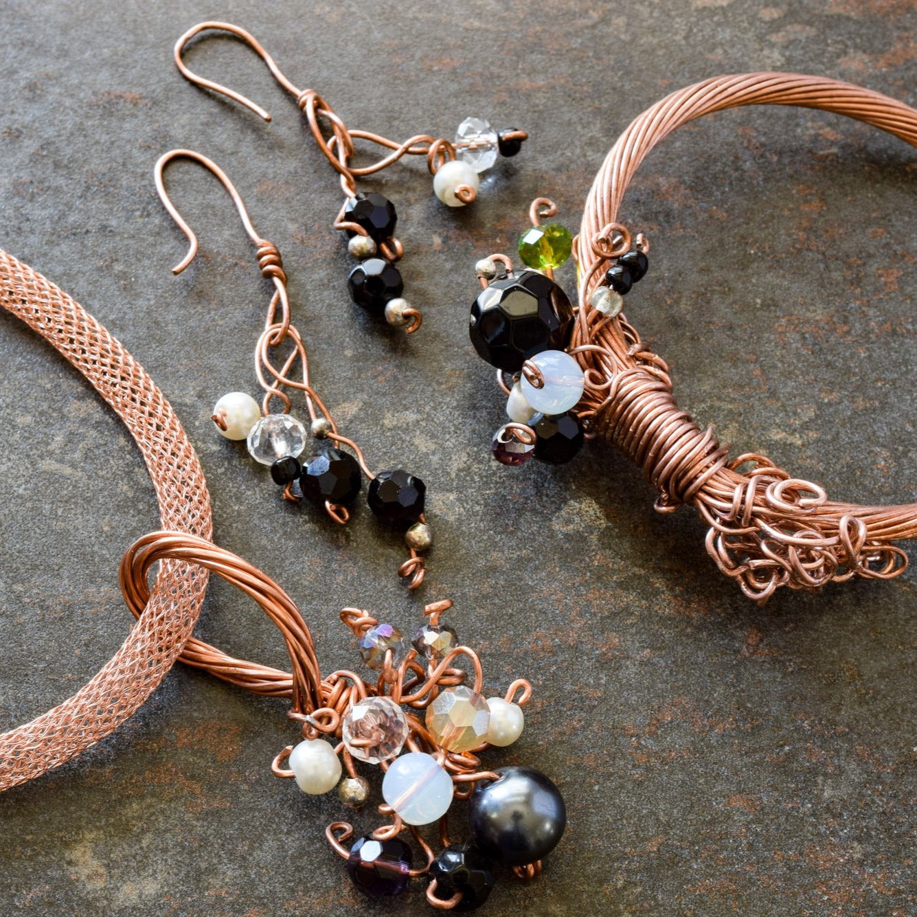 Branches, Copper Necklace