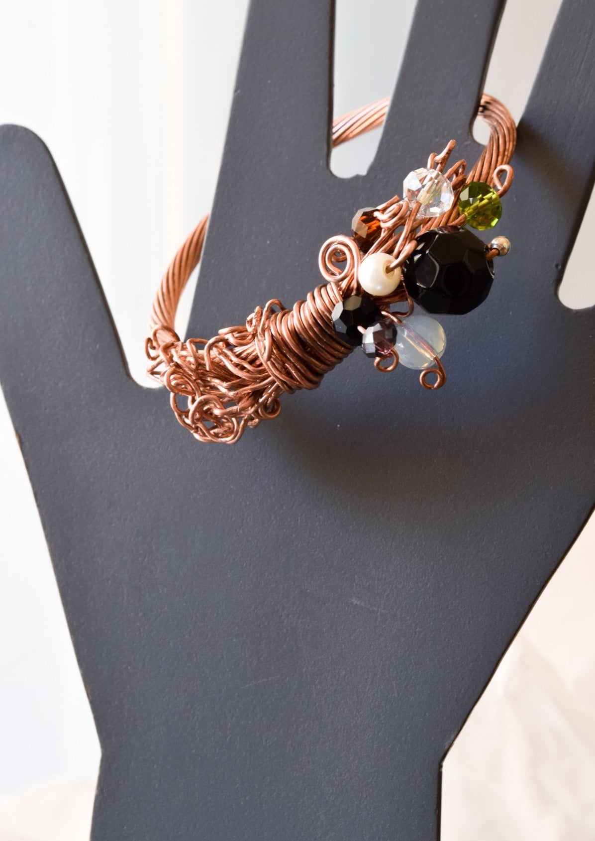 Branches, Copper Bangle Bracelet