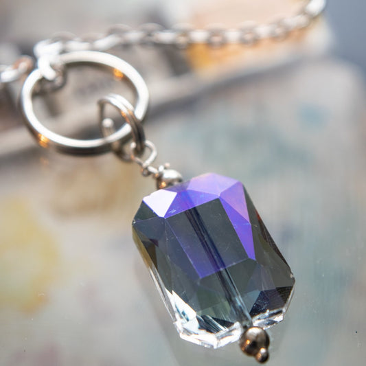 Simple Jewels, Purple Sky Crystal Necklace