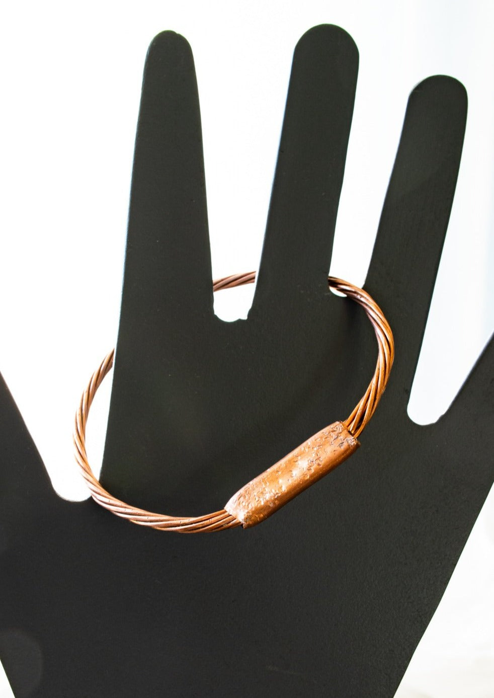 Cable Ties, Copper Twist Bracelet