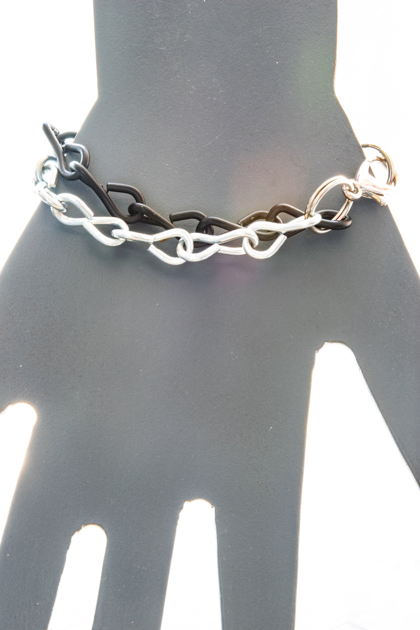 Chains Black & Steel Bracelet for Men and Women