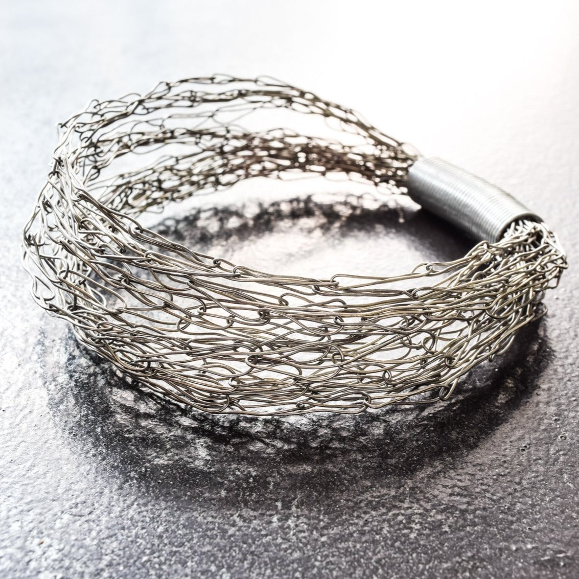 Raindrops, Woven Steel Bracelets