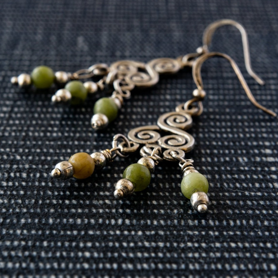 Expressions Peridot    Chandelier Dangle Earrings