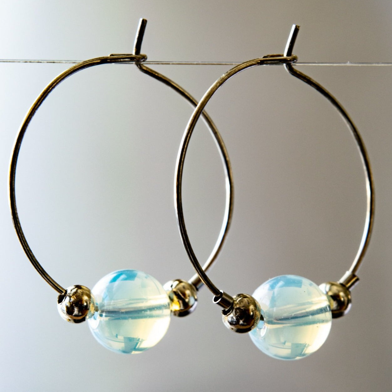 Expressions in Opalite Hoop Earrings