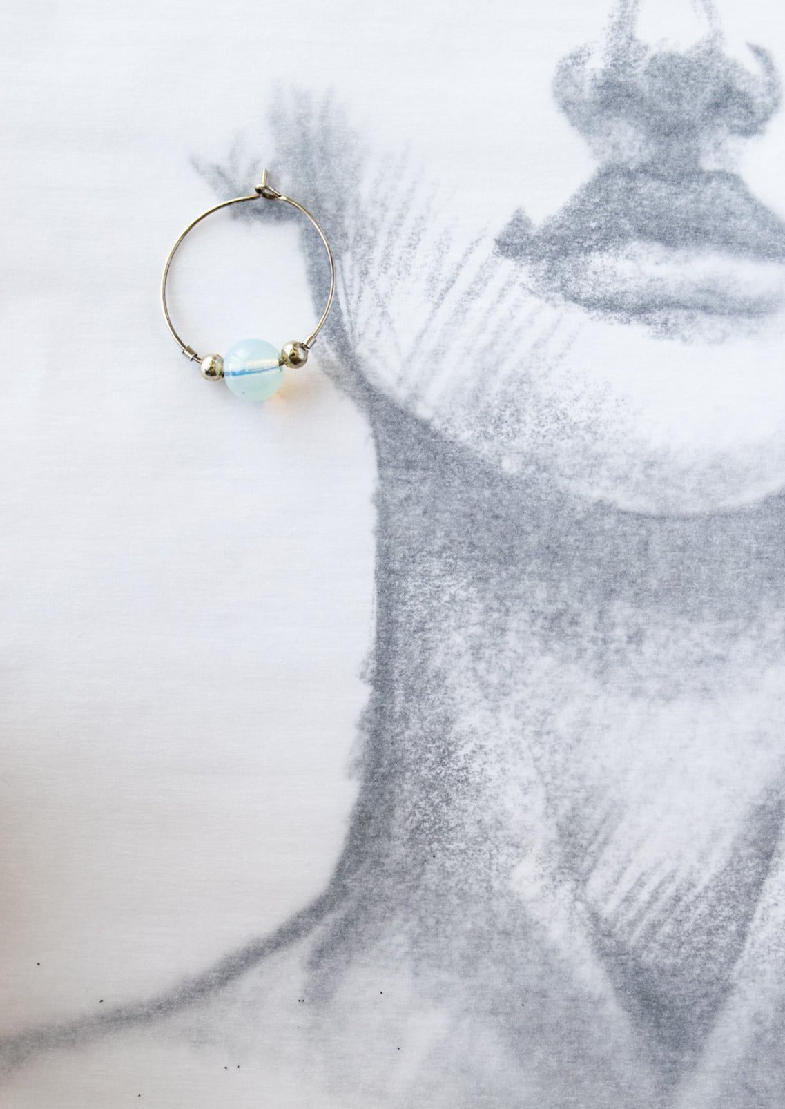 Expressions in Opalite Hoop Earrings