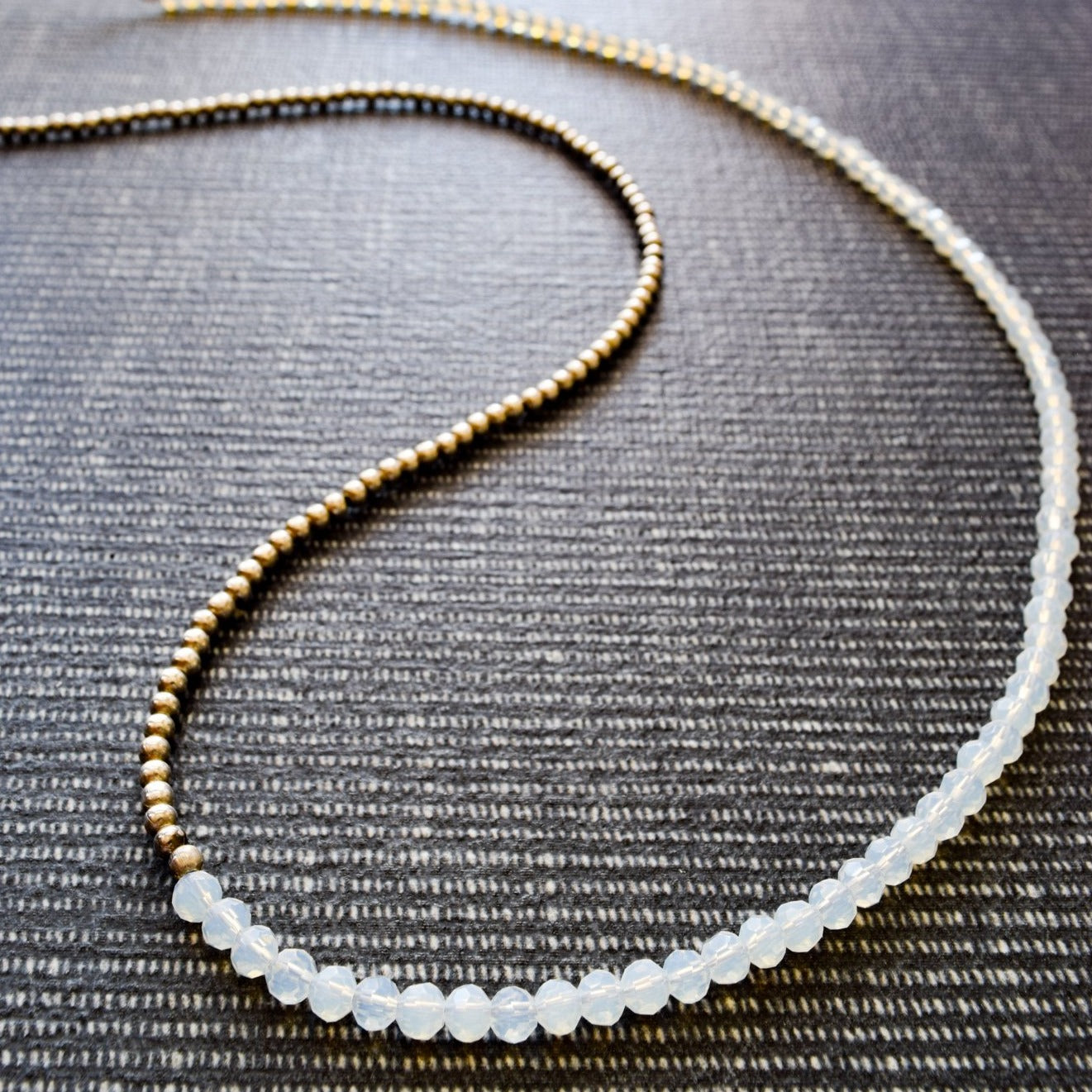 Expressions in Opalite 32 inch Delicate Strand Necklace