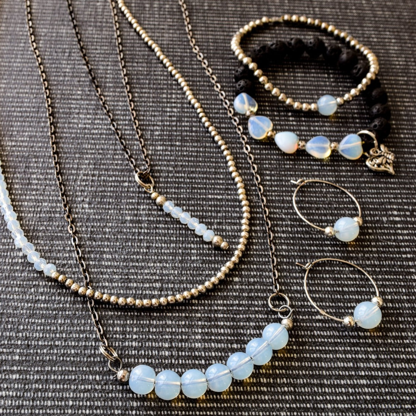 Expressions in Opalite 32 inch Delicate Strand Necklace