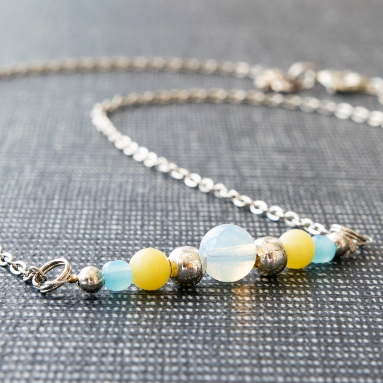 Expressions 20 inch Opalite and Perdot Necklace