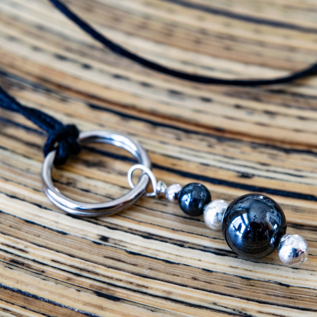 Expressions in Hematite, 19-inch Pendant Necklace