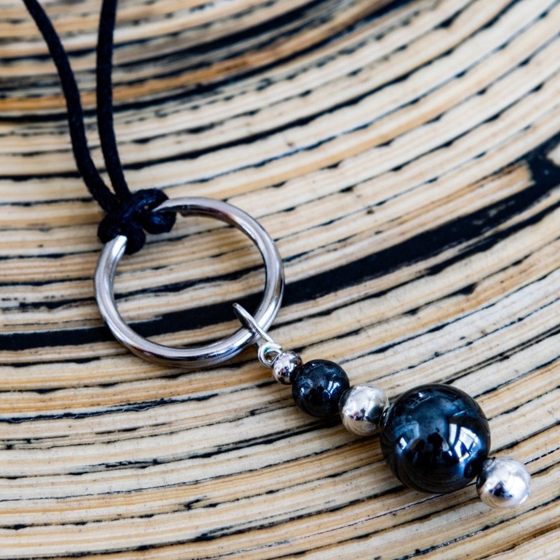 Expressions in Hematite, 19-inch Pendant Necklace