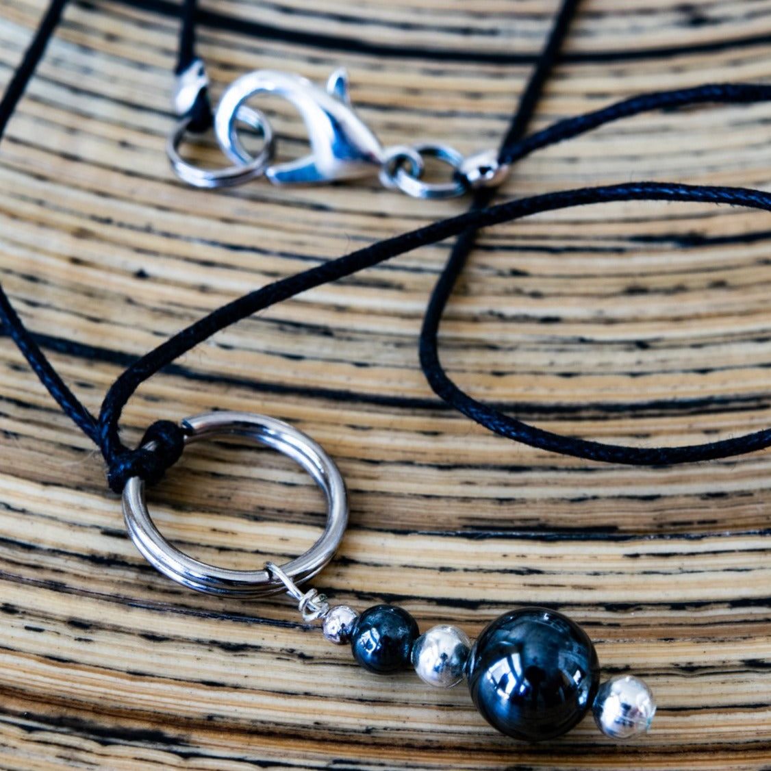 Expressions in Hematite, 19-inch Pendant Necklace