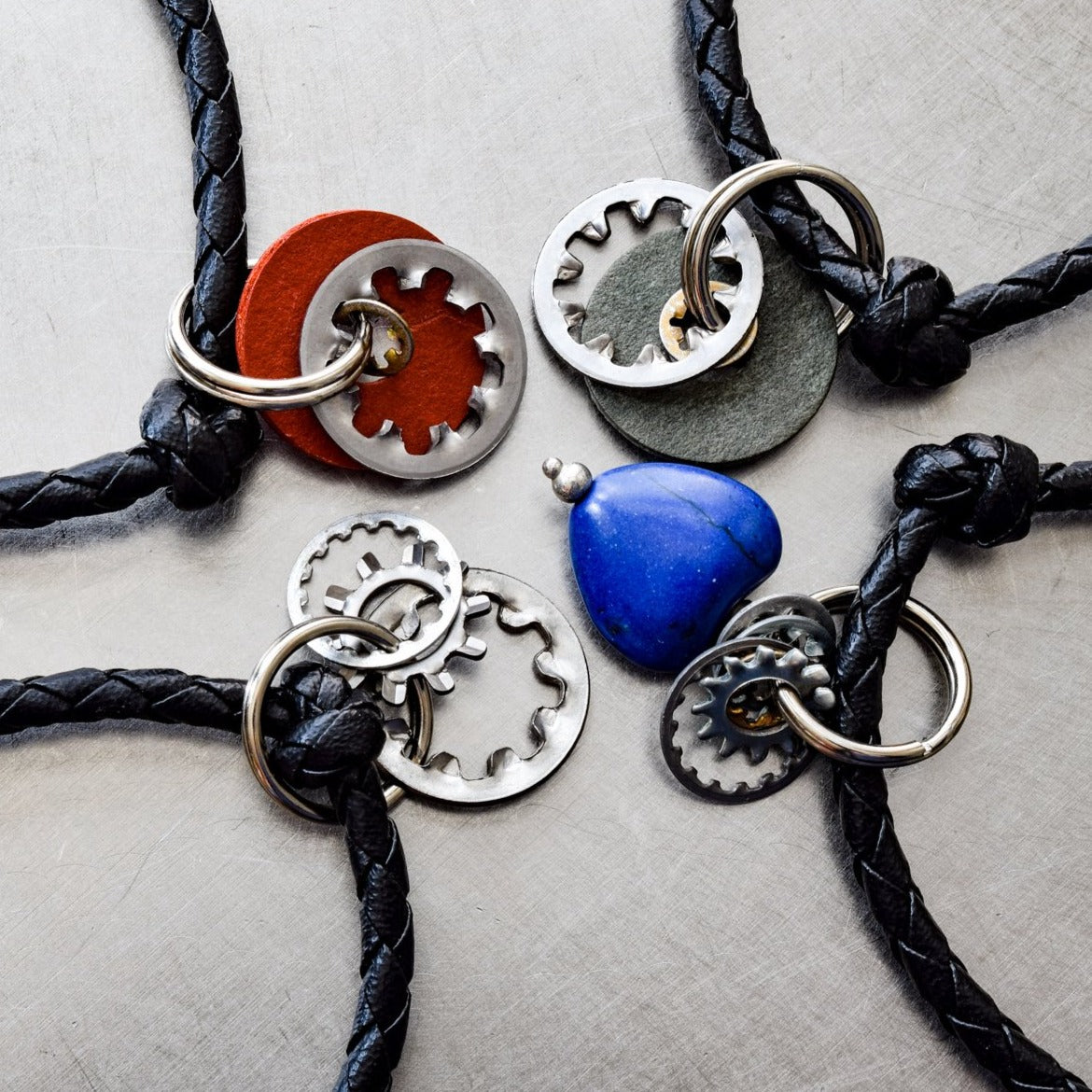 Parts, Bits and Pieces - Blue Heart Bracelet