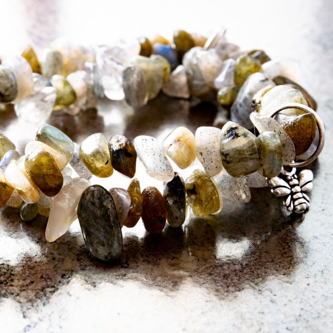 Expression in Laborite, Nugget Stretch Bracelet