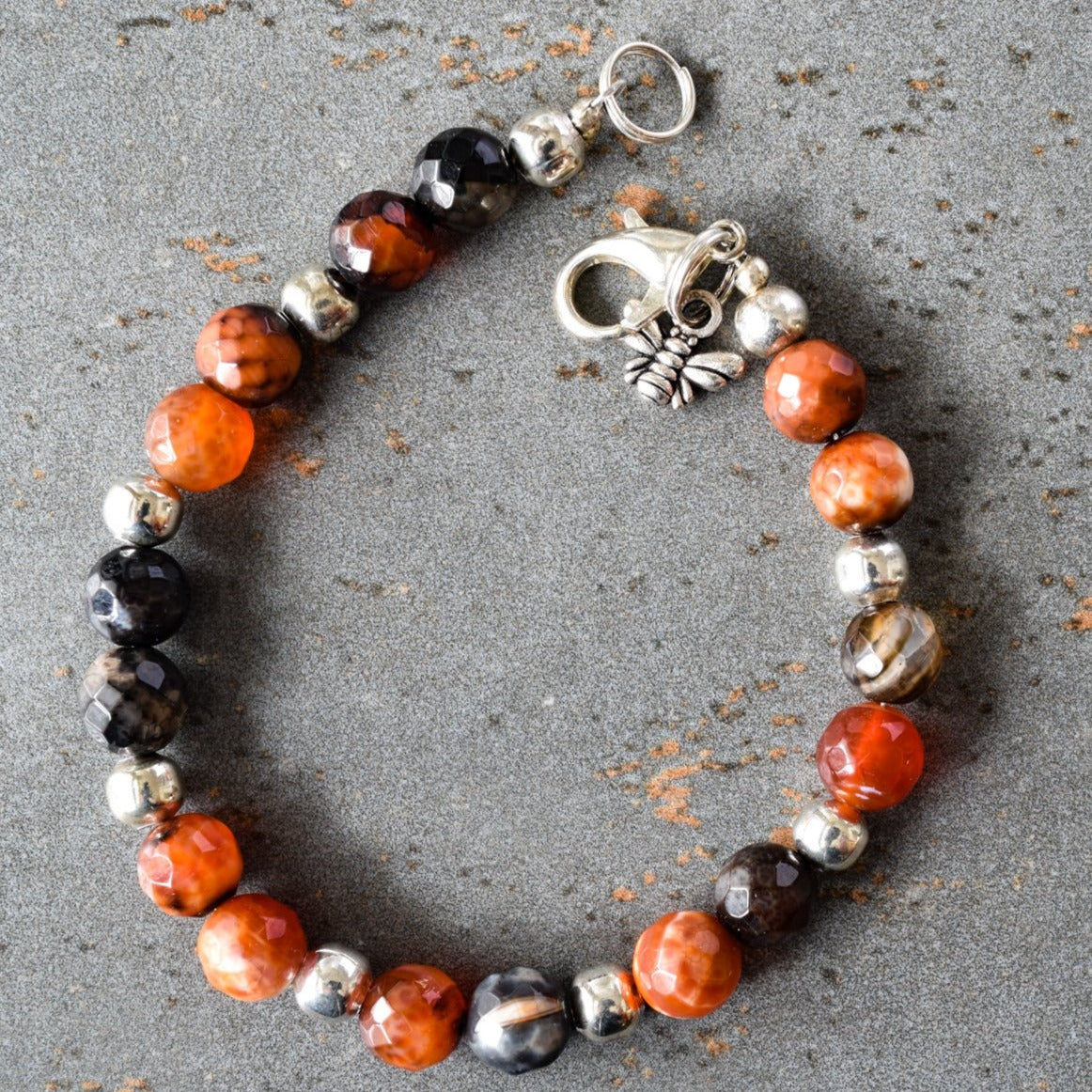 Expressions in Fire Agate, Bracelet