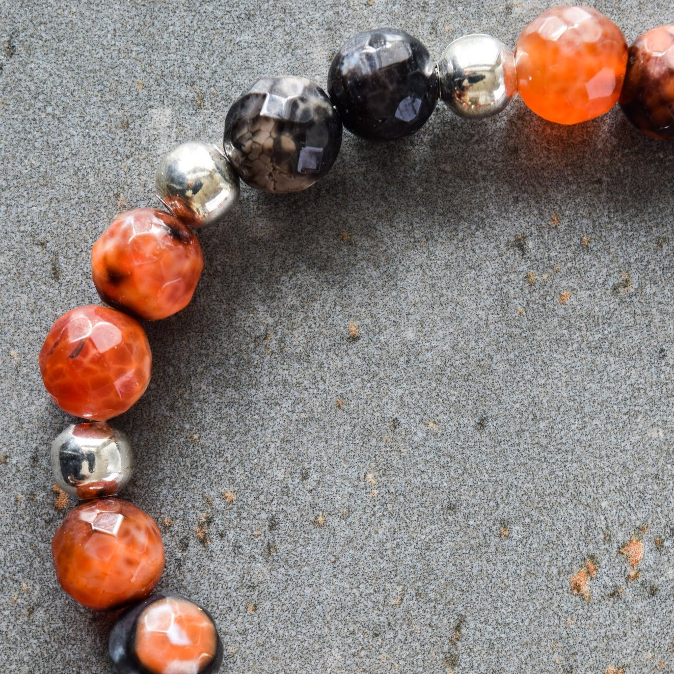 Expressions in Fire Agate, Bracelet