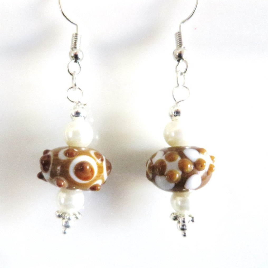 Little Treats, Polka Dot Dangle Earrings