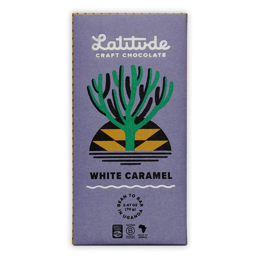 Latitude Craft Chocolate, White Caramel Bar