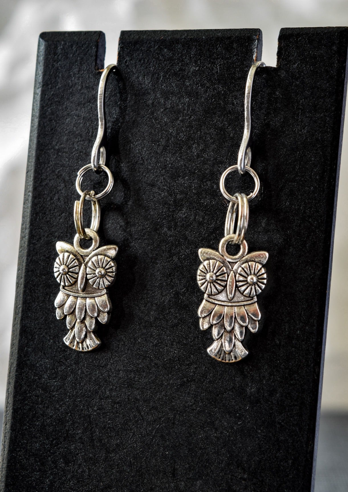 Woodlands, Little Flutter Owl Dangle Earrings